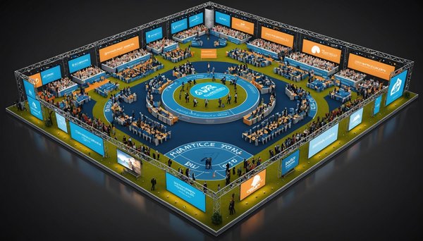 Plan 3d pour une organisation d'événement réussie